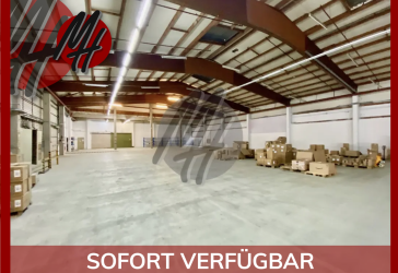 SCHNELL VERFÜGBAR - Lagerflächen (1.250 m²) zu vermieten
