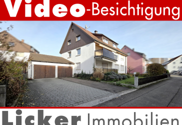 Nur 2.945 €/m² - 3 Fam.-Haus mit Doppelgarage in ruhiger Lage
