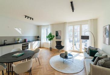 Bezugsfertige luxuriöse 2-Zimmer-Neubauwohnung mit 2 Balkonen und moderner Einbauküche!