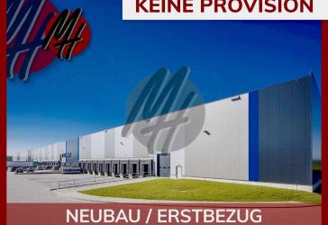KEINE PROVISION - NEUBAU - RAMPE + EBEN - Lager-/Logistik (40.000 m²) & Büro (2.500 m²)