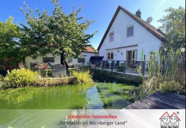 Modernes Landhaus mit Fachwerk, Ofen u.v.m. in Lauf-OT