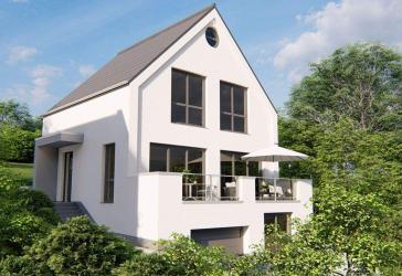 NEUBAU: Zeitlose Architekten-Villa über drei Ebenen mit hochwertiger Ausstattung