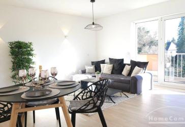 Modern möblierte 3-Zimmer-Wohnung mit Balkon in Sendling