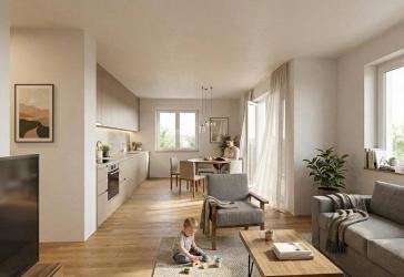 Ankommen & wohlfühlen: 2-Zimmer-Neubauwohnung im Erstbezug mit Balkon & Stellplatz