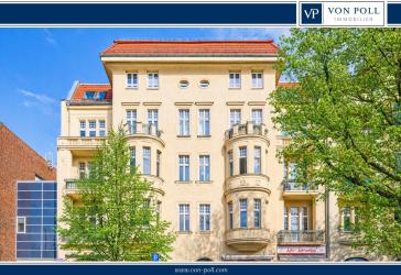 Stilvolle Altbauwohnung in bester Lage von Pankow - drei Zimmer und zwei Balkone