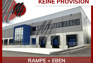 KEINE PROVISION - RAMPE + EBEN - Lager-/Logistik (3.300 m²) & Büro (900 m²)