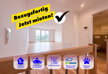 *** ENERGIEKONZEPT * Exklusiv am Auenwald - Neubau-5-Zimmerwohnung in Toplage * ab 3/26 ***