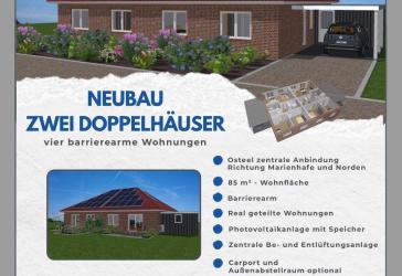 Neubau zwei Doppelhäuser