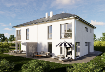 Doppelhaus 'Luzern': Stilvoll Wohnen + Grundstück in Frontenhausen zum attraktiven Preis!