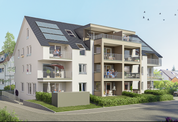 Große 3-Zimmer-Senioren-Wohnung mit Terrasse