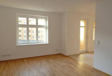 Stilvoll sanierte 2-Raum-Wohnung mit Loggia und TG-Stellplatz im beliebten Gohlis!