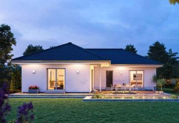 Bungalow mit Walmdach auf 456 m² Grundstück in Kierspe