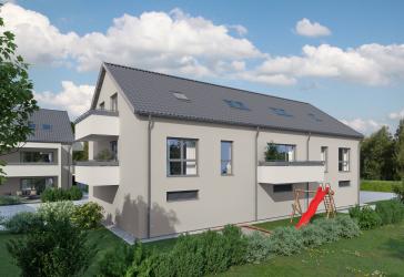 ++ NEUBAU 2-Zimmer Obergeschoßwohnung mit Südost Balkon (Wohnung 22) ++