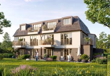 Gartenwohnung mit eigenem Hobbyraum, Keller und direktem Tiefgaragenzugang