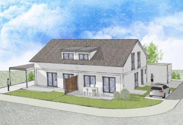 MUSTERHAUS SAMSTAGS GEÖFFNET - Rarität in Gärtringen: Ein Doppelhaus, das auch im Alter noch passt!