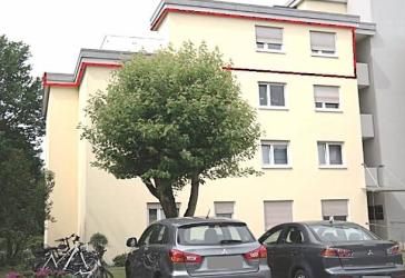 Attika-Wohnung mit Klimaanlage