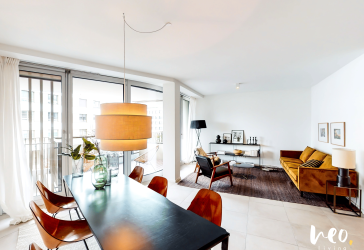 Masterbedroom, EBK, Wannenbad, Gäste-WC und Südbalkon