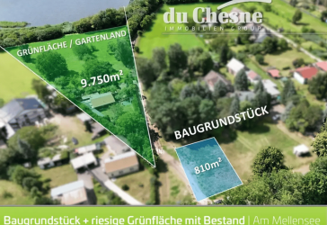 Baugrundstück mit 810m² + 9750 m² Grünfläche mit Bestandsgebäude
