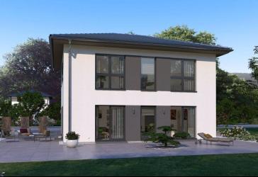MODERNES WOHNHAUS MIT ELEGANTEM WALMDACH