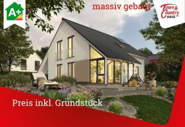 massiv gebaut, Preis schlüsselfertig inkl. Grundstück, Wintergarten + Carport