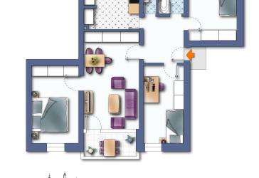 Helle 4-Zi.-Wohnung in ruhiger Wohnlage von Traunreut