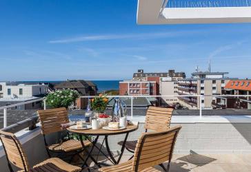 Außergewöhnliches Penthouse mit Meeresblick