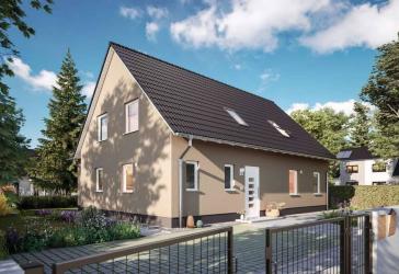 Zweifamilienhaus massiv gebaut, Preis inkl. Grundstück