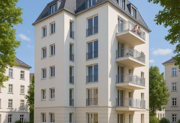 Schicke 4-Zi-Wohnung in der Südvorstadt I Balkon ins Grüne I Modern ausgestattet I Top Lage
