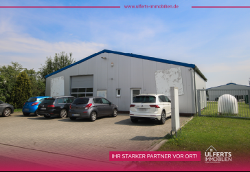 Gewerbehalle mit großer Freiflächen und Büroräumen - vielseitige Nutzungsmöglichkeiten!