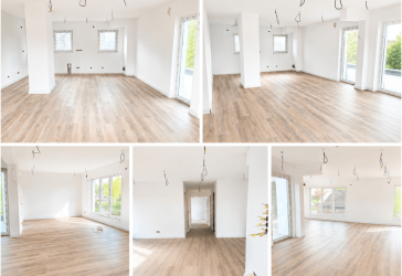 Penthouse mit 2 Dachterrassen, Blick ins Grüne, in wenigen Wochen bezugsfertig
