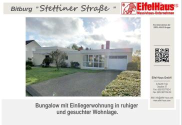 Bungalow mit Einliegerwohnung zu verkaufen