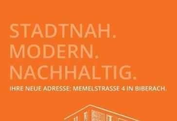 STADTNAH | MODERN | NACHHALTIG - Biberach - 3,5-Zimmer Wohnung