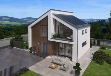 Haus im schönen Pultdach-Design ! Preis bereits mit einem Grundstück berechnet !