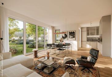 Moderne 2-Zimmer-Neubauwohnung im neuen Quartier: Wohnen in den SCHWETZINGER HÖFEN.