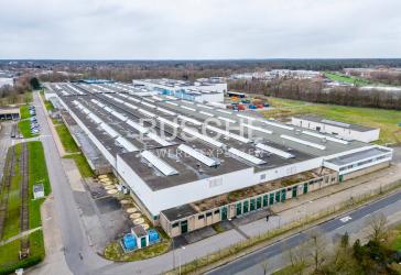 Gronau || 16.750 m² Halle inkl. Sozialräume || Ebenerdige Anlieferung || frei nach Vereinbarung