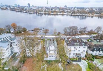 Exklusives Wohnen in Hamburg: Wohnung mit Alsterblick in Premiumlage
