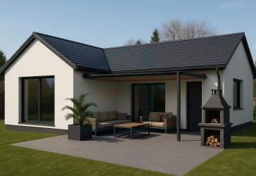 Modulhaus Bungalow inkl. 548 m² Grundstück in Oettersdorf bei Schleiz