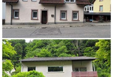 Zwei Zweifamilienhäuser mit großem Gartengrundstück und Möglichkeit der Eigennutzung