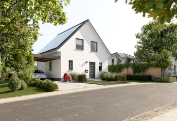 Unverbaubarer Blick - Haus + Baugrundstück in Landin
