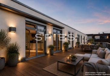 Urban leben, entspannt wohnen - stilvolles City-Penthouse mit Sonnenterrasse in Oldenburg