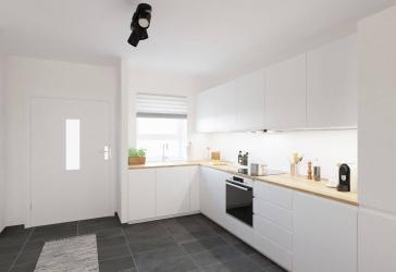 3-Zi.-Reihenmittelhaus auf zwei Etagen, inklusive Grundstück