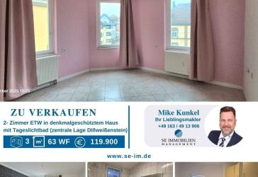 ***2 Zimmer ETW Denkmalschutz zentral in Dillweißenstein***