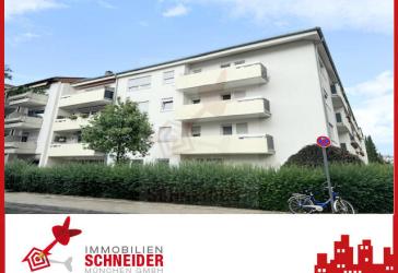 IMMOBILIEN SCHNEIDER - Moosach - schönes 1 Zimmer Appartement mit West-Balkon und Einbauküche