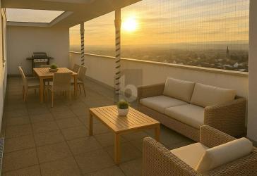WEITBLICK & WOHLGEFÜHL MIT GROßER DACHTERRASSE