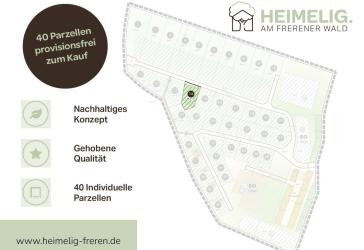 Exklusives Grundstück für nachhaltiges Kompakthaus - ideal für die Erholung im Grünen