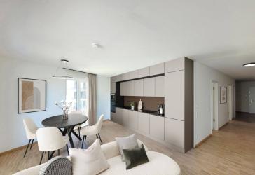 3-Zimmer-Wohnung mit Terrasse und Bad en Suite