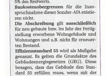 Altengerechte Wohnung im KFW 40 Energiesparhaus Stadtmitte - Hohe Steuervorteile sichern !