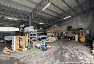 Top Kaltlagerhalle 488 m² · Großes Sektionaltor · Bis 5,80 m Höhe · WC vorhanden