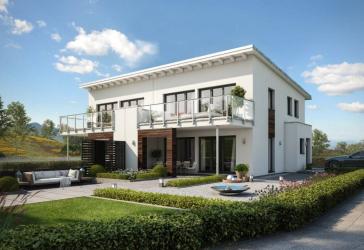 Neubau über den Dächern von Mainburg - moderne Doppelhaushälfte zum Wohlfühlen
