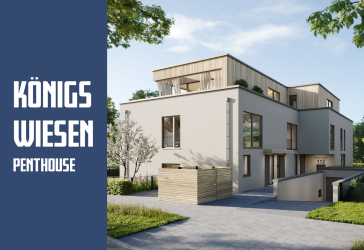 Penthouse.KÖNIGS.SkyView – Alleinlage auf dem Dach mit 360°-Terrasse, Whirlpool, Sauna & Focus-Designkamin über München